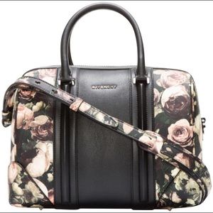 Givenchy Roses Handbag Floral Leather Satchel